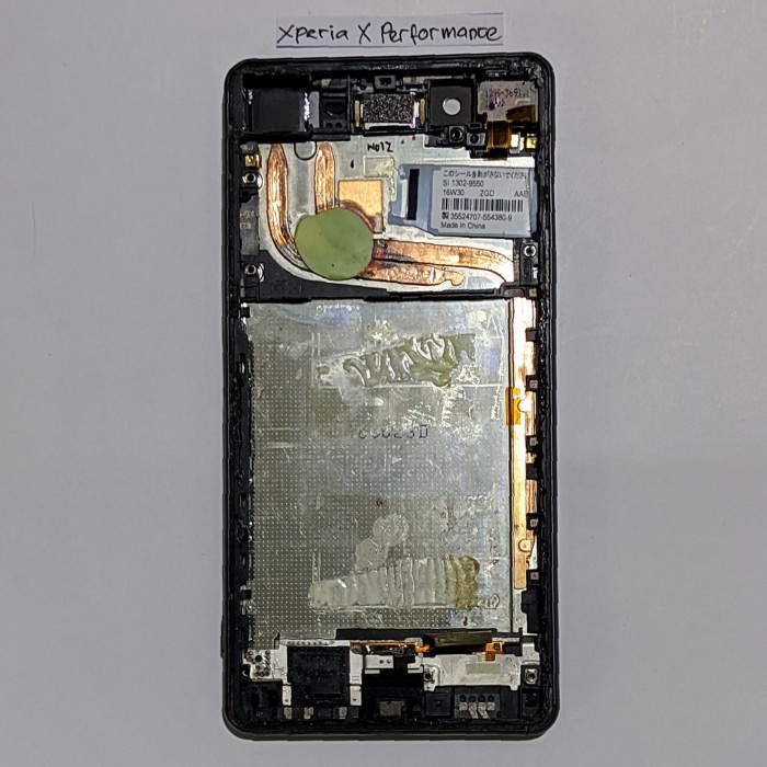 Frame Xperia x performance tatakan lcd Xperia x performance original