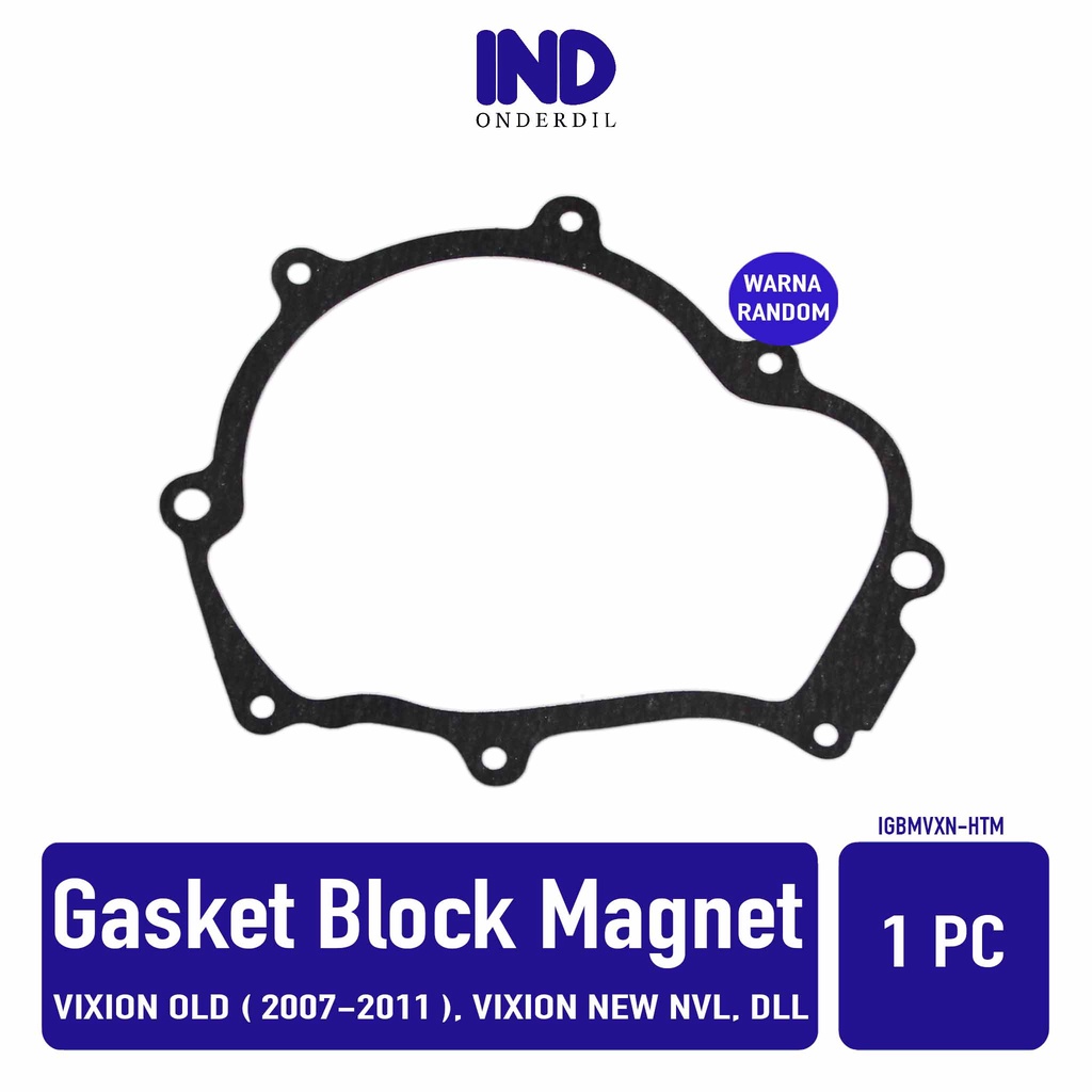 Gasket-Packing-Paking Blok-Block Magnet-Magnit Kiri Vixion Lama 2007-2011-New NVL 2013-2014