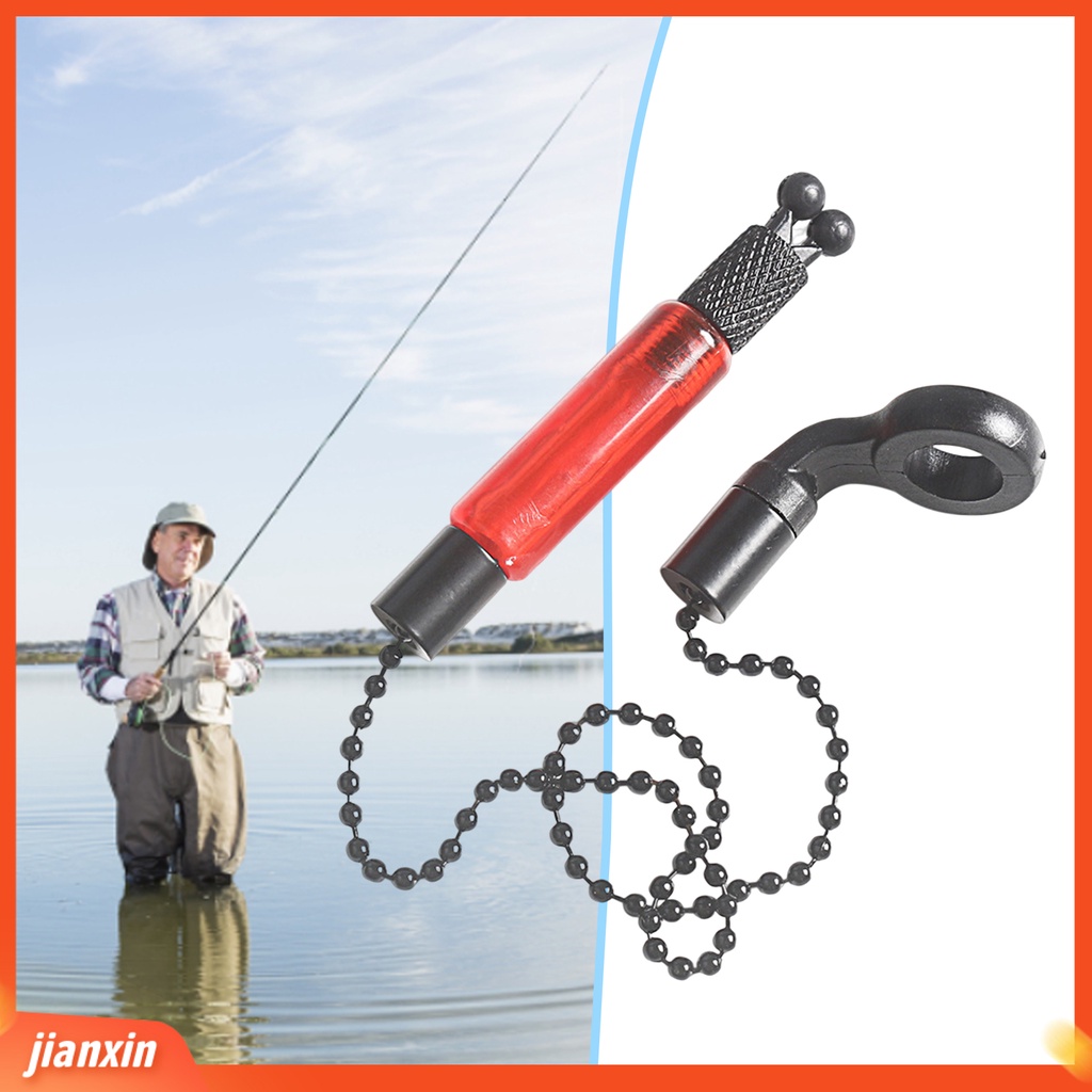 (In Stock) Alarm Memancing Swinger Rantai Besi Set Ada Lampu Alat Pancing Profesional Aksesoris Outdoor Tasik Fishing Bite Indicator Perlengkapan Memancing