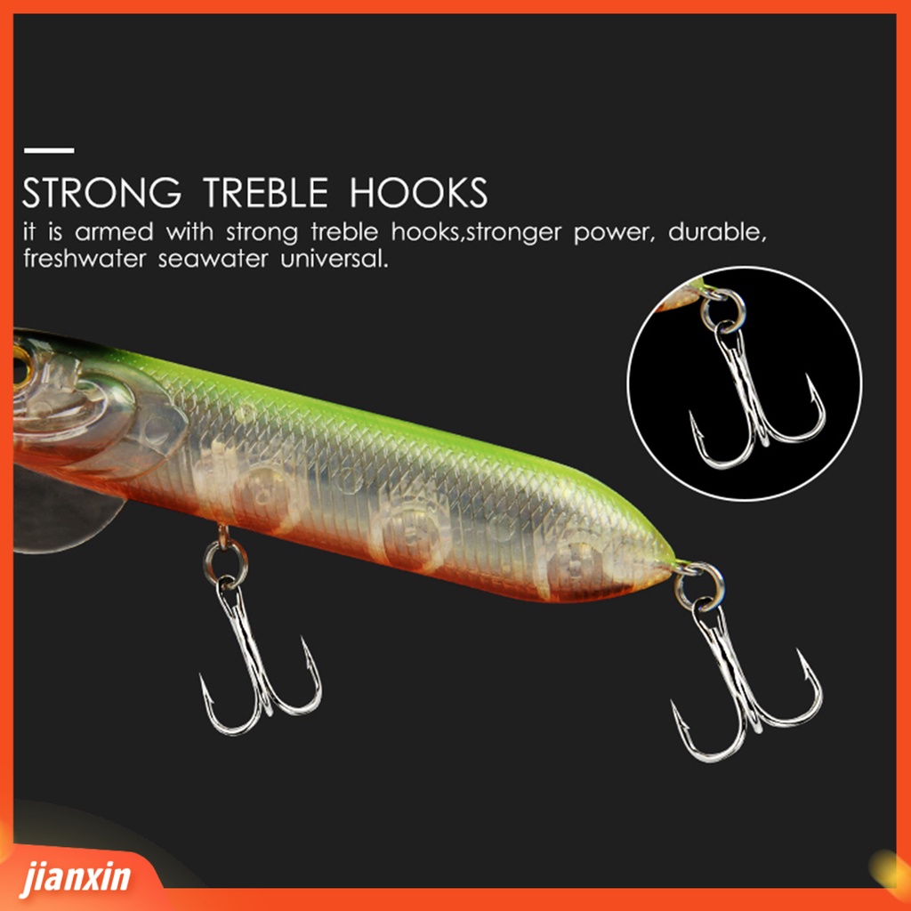 (In Stock) 9.4cm /18g 3D Mata Besar Plat Tengah Umpan Pancing Plastik Mata Pantul Merampingkan Tubuh Tackle Lure Untuk Outdoor