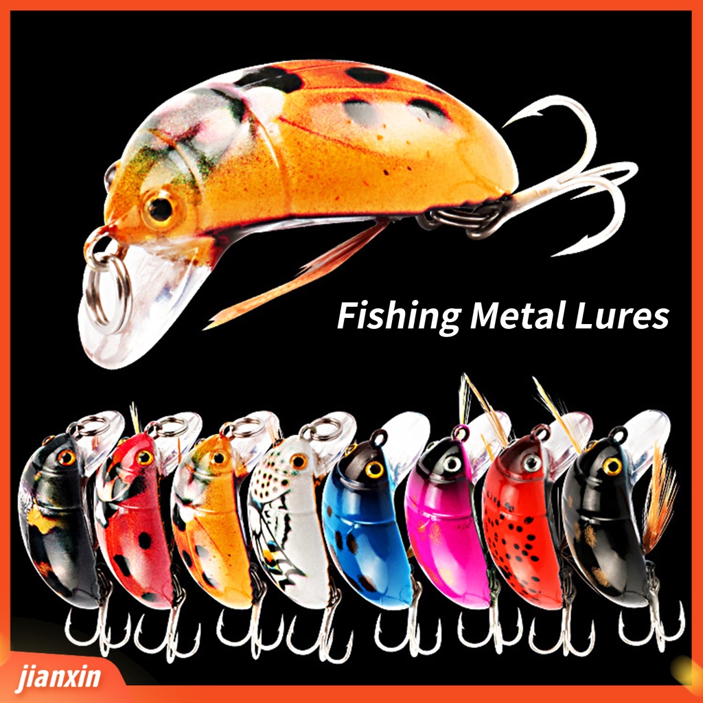 (In Stock) 3.8cm /4.1g Mengambang Umpan Pancing 3D Mata Warna Terang Anti Korosi Ikan Kecil Umpan Memancing Aksesori