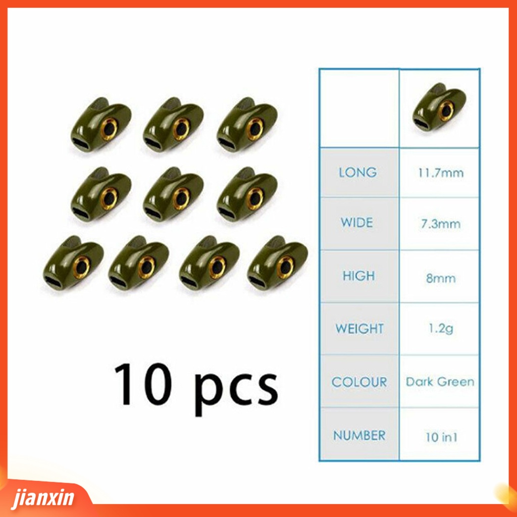 (In Stock) 18Pcs /Set 7.3mm /12mm Umpan Pancing Lalat 3D Mata Pengerjaan Yang Sangat Baik Anti Karat Kekerasan Tinggi Kepala Tengkorak Ikan Untuk Streamer Lalat