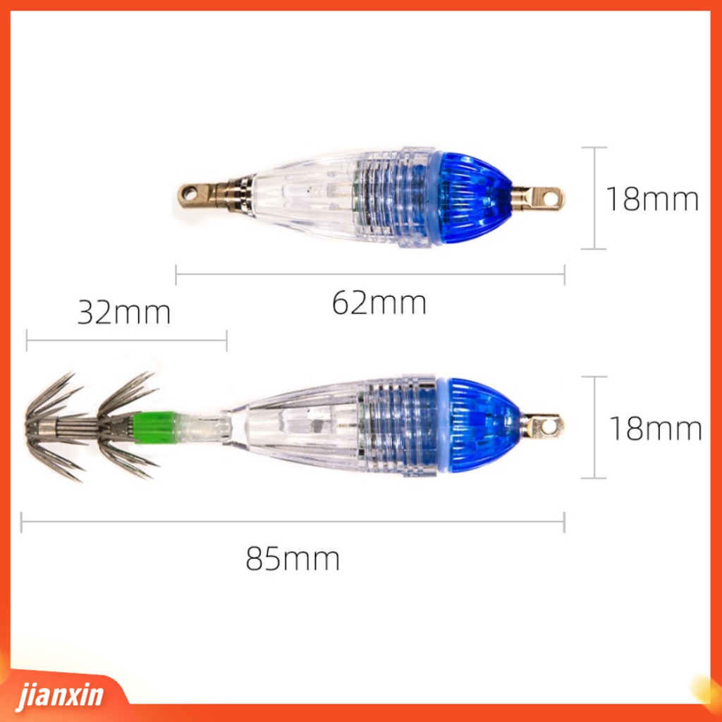 (In Stock) Lampu Pancing Anti Karat Kecerahan Tinggi LED Kualitas Tinggi PE Menarik Cahaya Umpan Untuk Outdoor