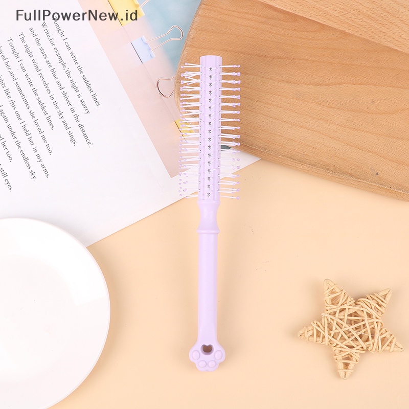 Power 1PC Roll Brush Sisir Rambut Bulat Wavy Curly Styling Care Curling Alat Salon ID