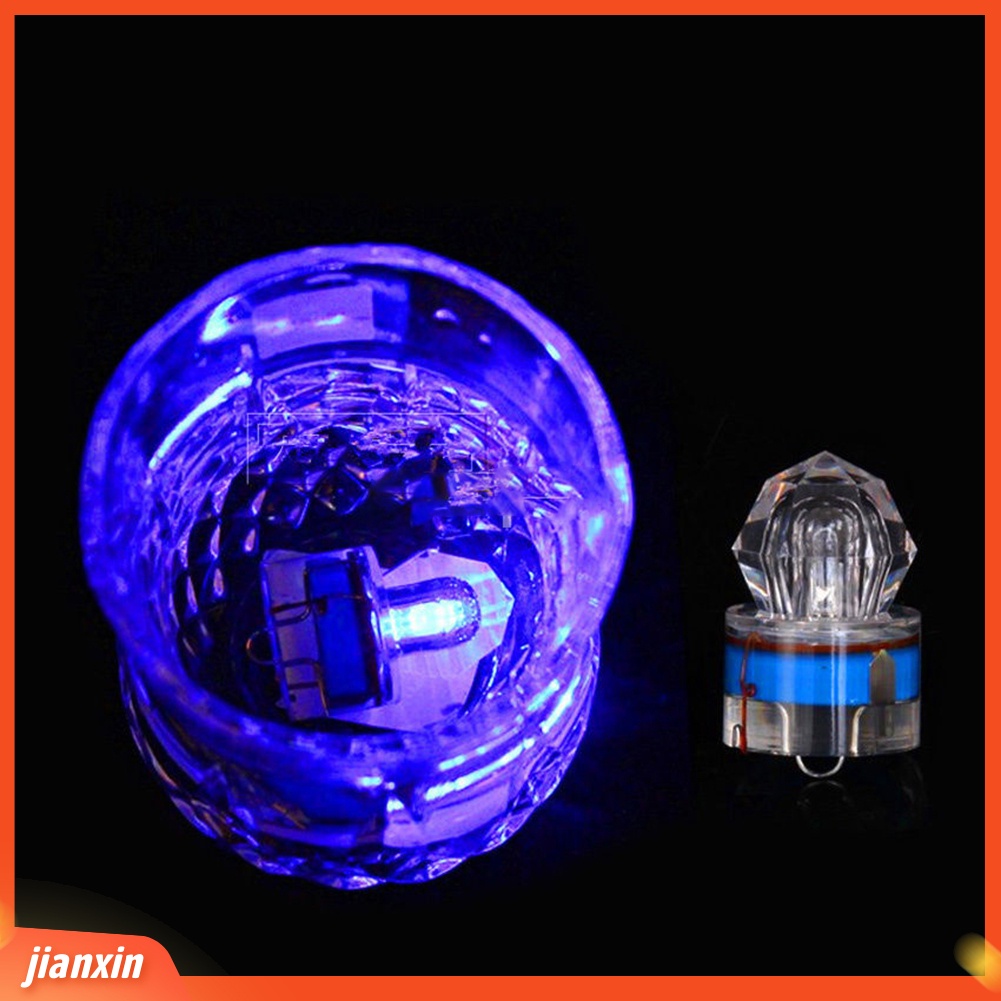 (In Stock) Deep Sea Diamond Shape Underwater LED Fishing Light Alat Umpan Strobo Cumi