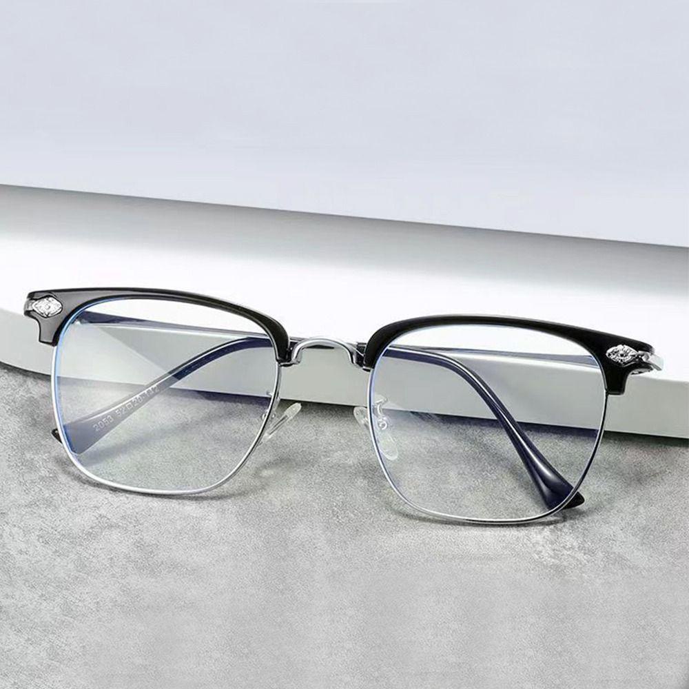 LILY Frame Ultra Ringan, Kacamata Baca Portable, Kacamata Hiperopia Vintage Anti-Cahaya Biru Yang Nyaman Elegan Untuk Pria Wanita