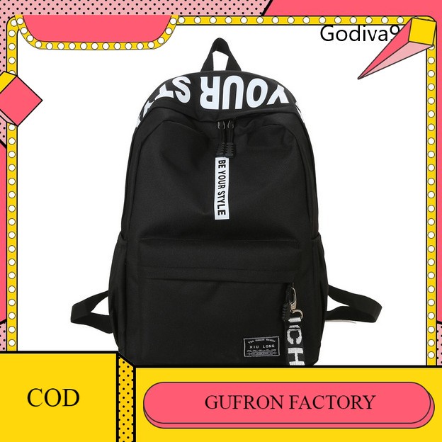 Godiva96 - BACKPACK TAS RANSEL BE YOUR STYLE / TAS SEKOLAH MEDAN