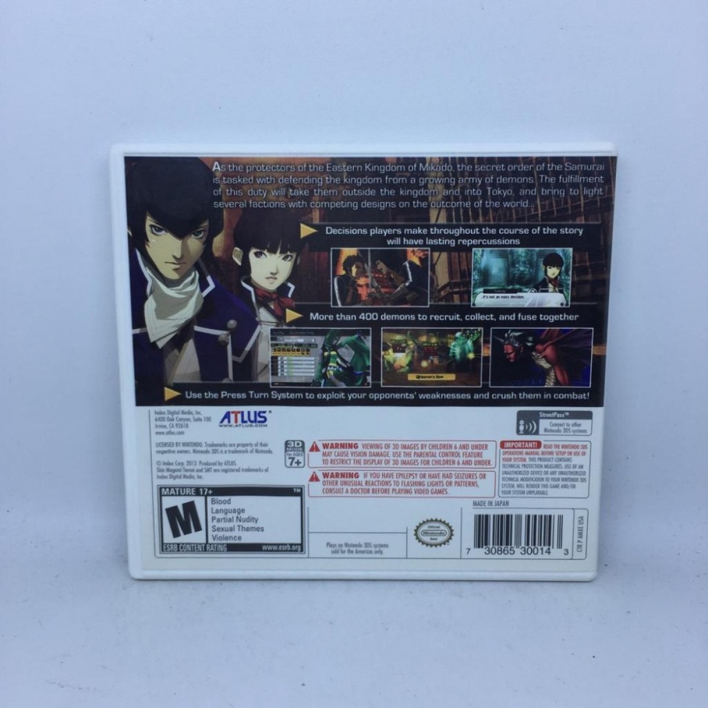 Nintendo 3DS Shin Megami Tensei IV 4