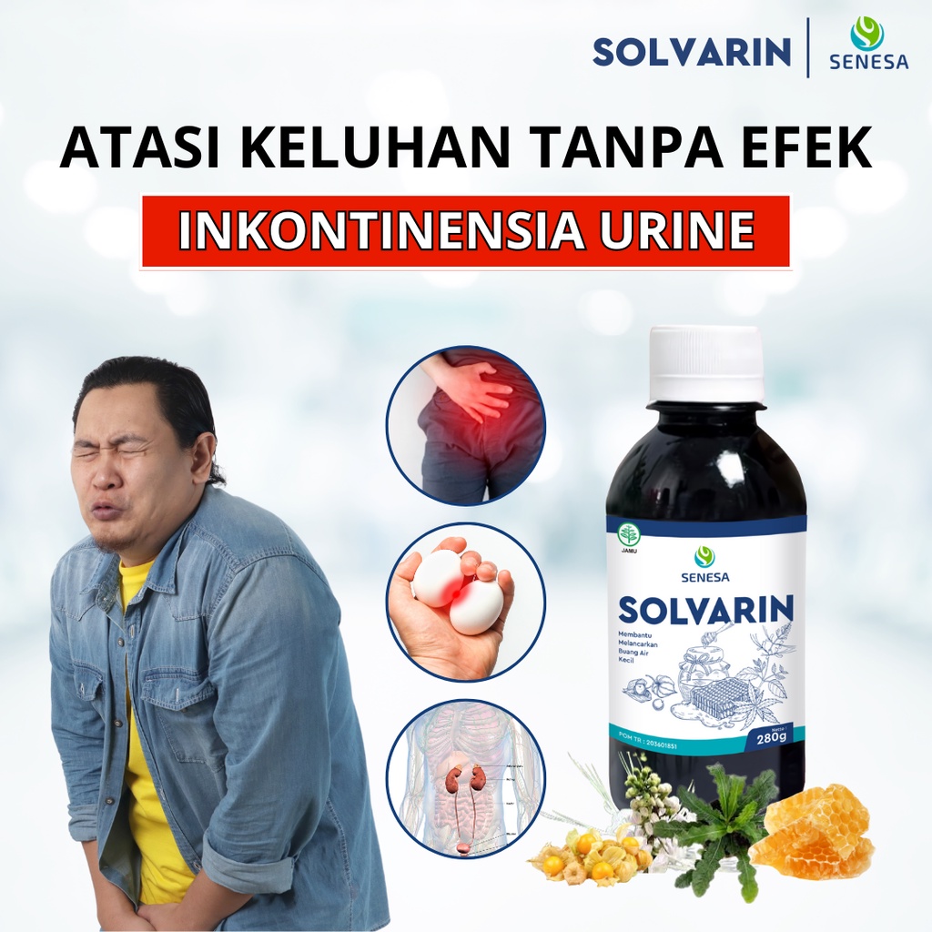 Eksklutif Fresh Honey Solvarin Original Atasi Inkontinensia urin Aman tanpa efek samping