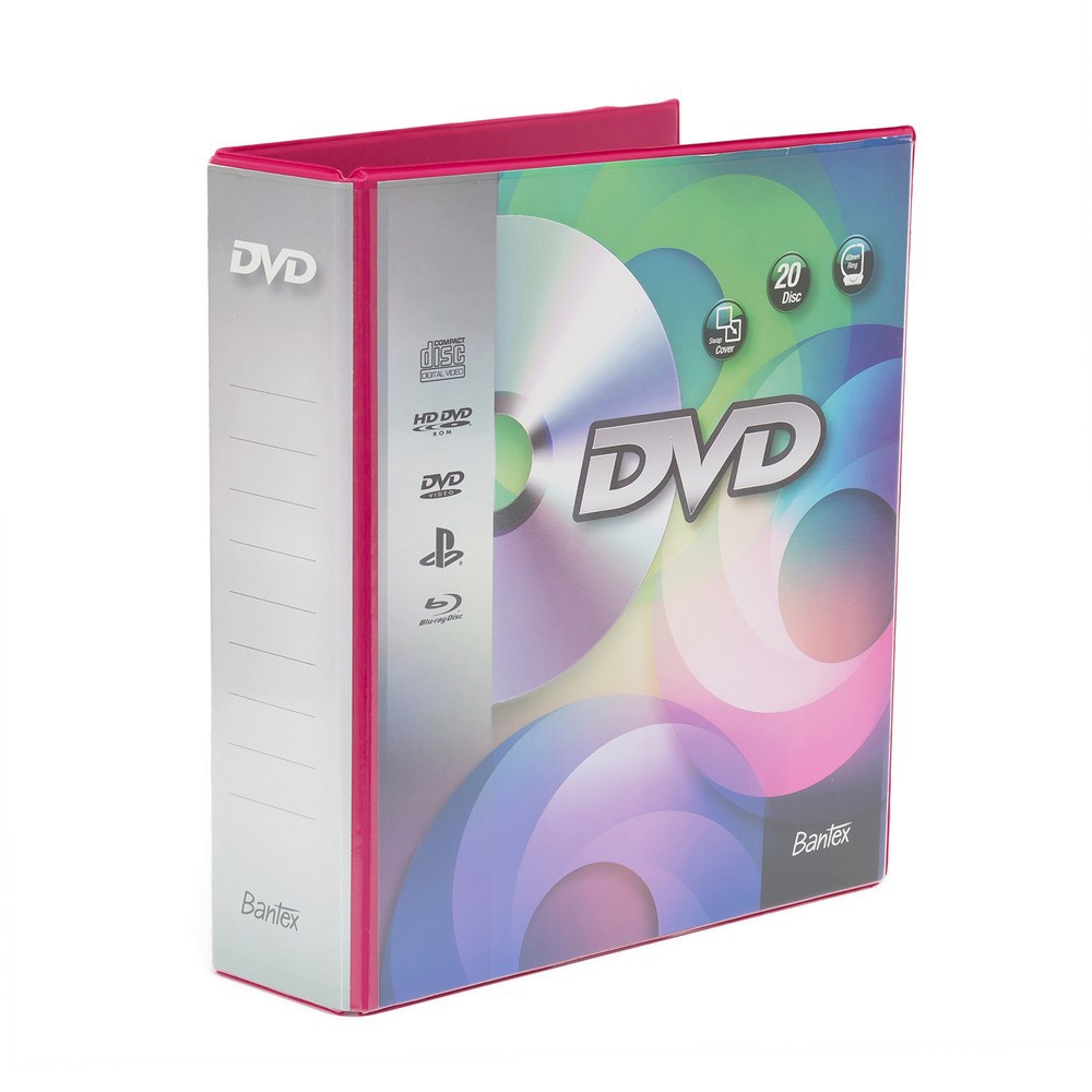 

[Artomas] Bantex DVD Binder 2 Ring 40mm (Include 5 Pcs Pocket) Grape 8541 61