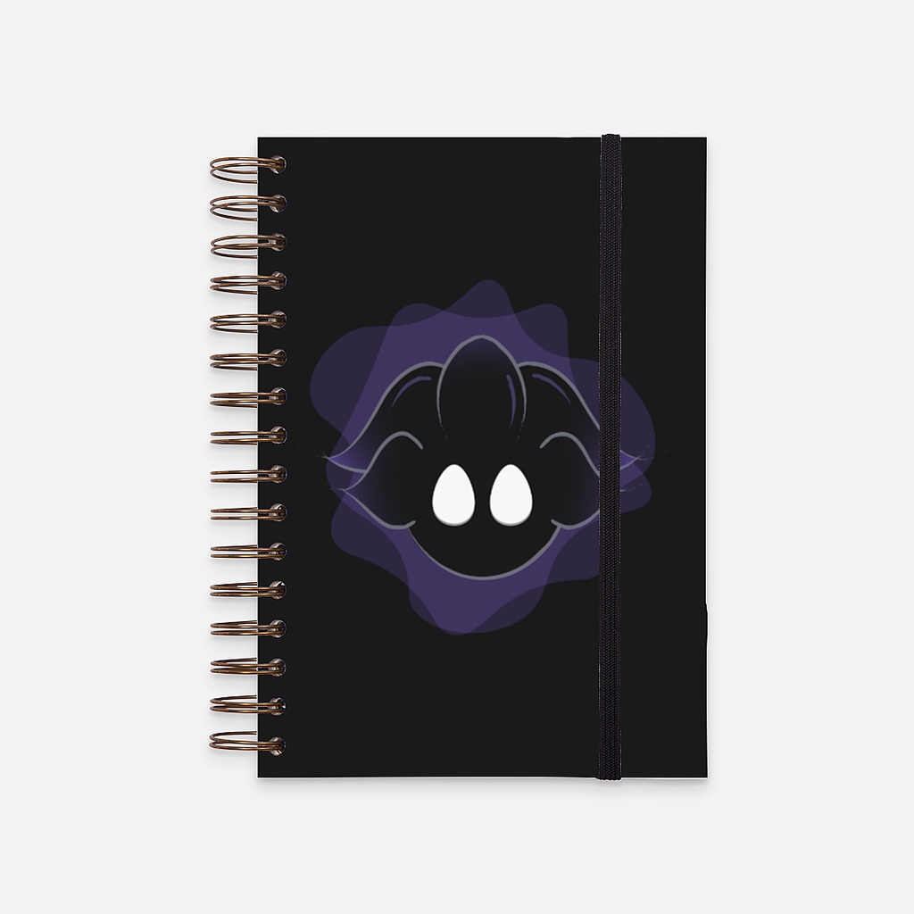 

Hard Cover Notebook Classic Black Zee-Ro Face
