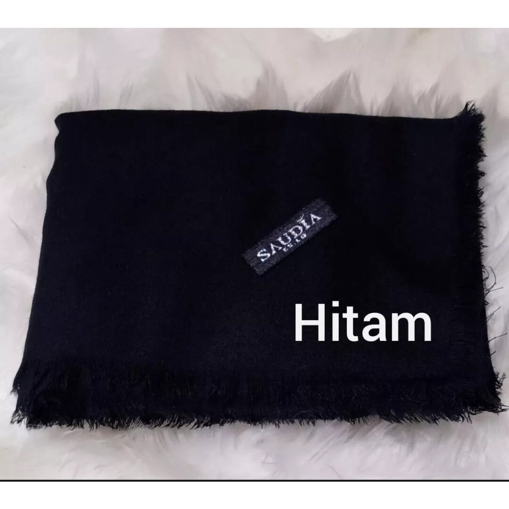hijab segi empat saudia/segi empat saudia rawis/hijab segi empat saudia warna hitam/hijab sekolah/sa