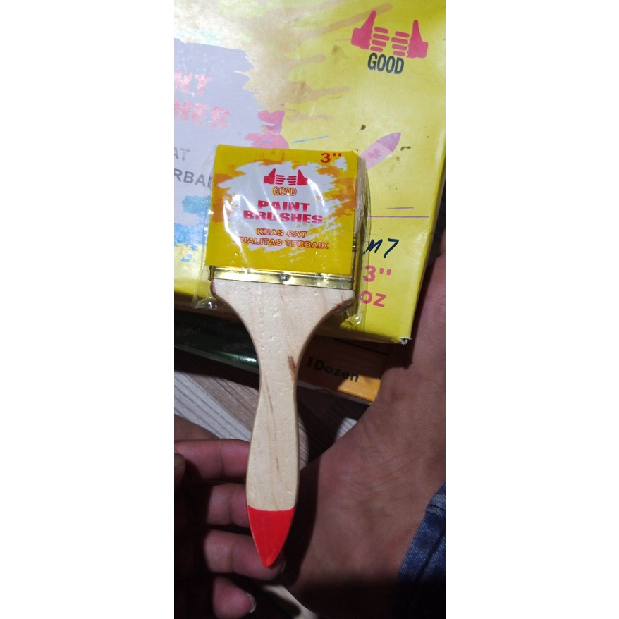 

Kuas cat tembok 3 inch merek good