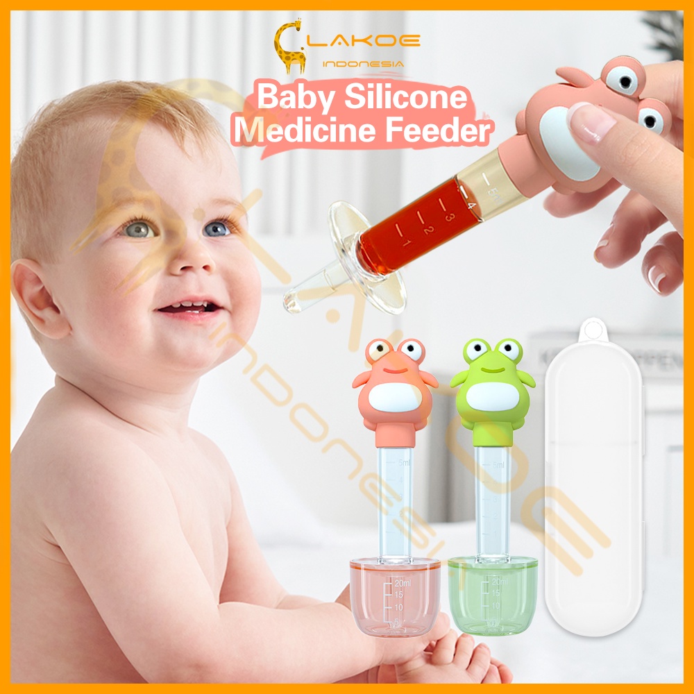 Lakoe Pipet Tetes Obat Bayi Baby Medicine Feeder Alat Bantu Minum Obat Susu/Penyuap suntik bayi