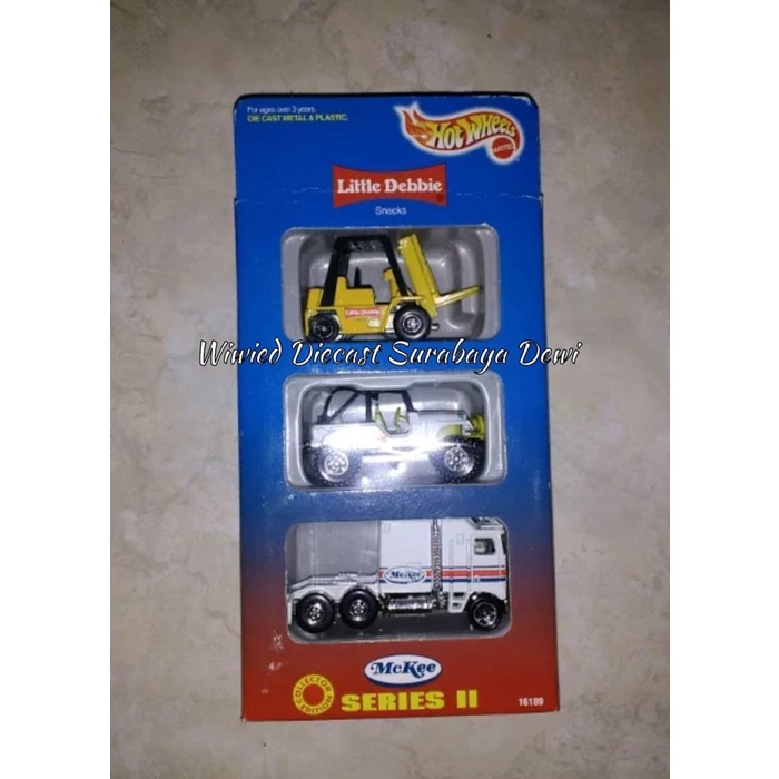 AMC SHOP Hot Wheels Giftpack Truck Thunder Roller Jeep Power Lift Mc Kee Little TERLENGKAP