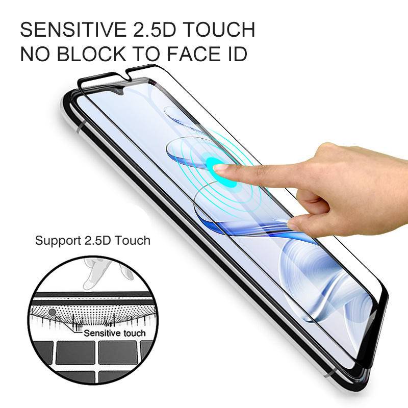 3pcs Film Tempered Glass 9d Untuk OnePlus Ace 2V Pro Racing 10R 10T 9RT 9R 9 8T 7T 7 6T 6 5T 5 3T 3 2T Pelindung Layar Untuk OnePlus Nord CE 3 2 Lite N300 N200 N100 N30 N20 N10