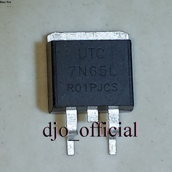 UTC 7N65L UTC7N65L 7.4A 650V N-Ch Mosfet Pengganti FQB 7N65C To-263