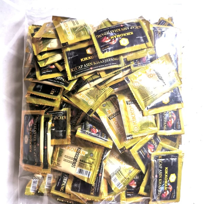 

✨Ready Stok✨ - Kikkoman Soy Sauce 5 ml HALAL isi 100 Sachet Kecap Asin Khas Jepang- 1.2.23