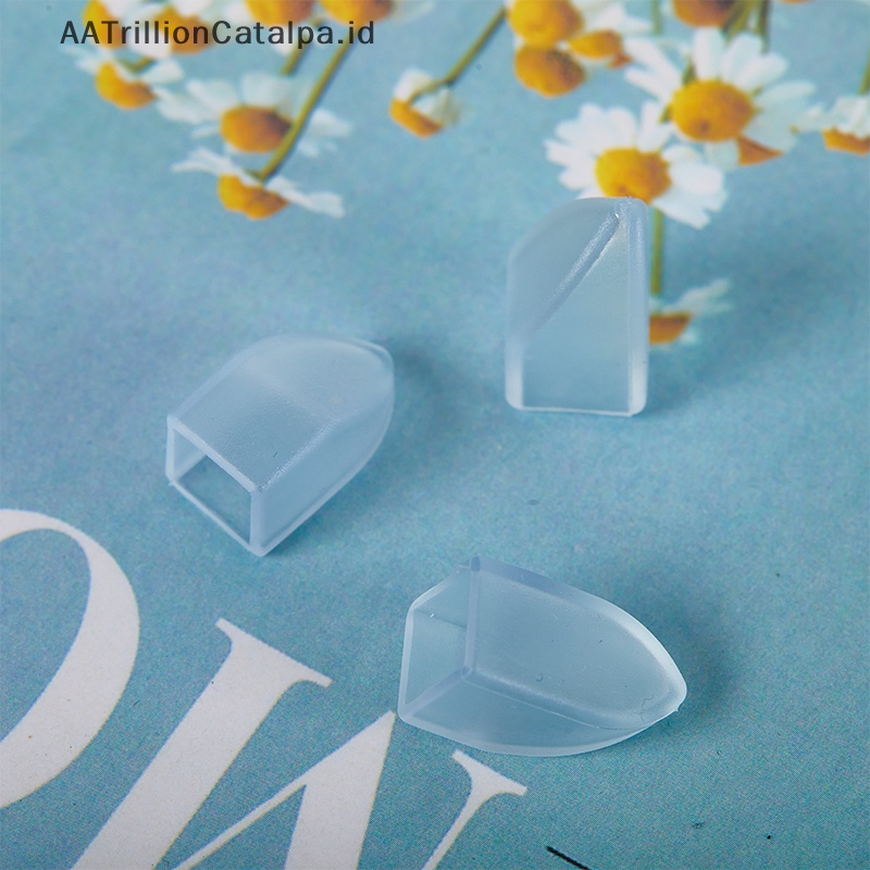 Aatrillioncatalpa 10Pcs Nipper Cover Lengan Pelindung Untuk Kuku Kutikula Gunting Pinset Cap ID