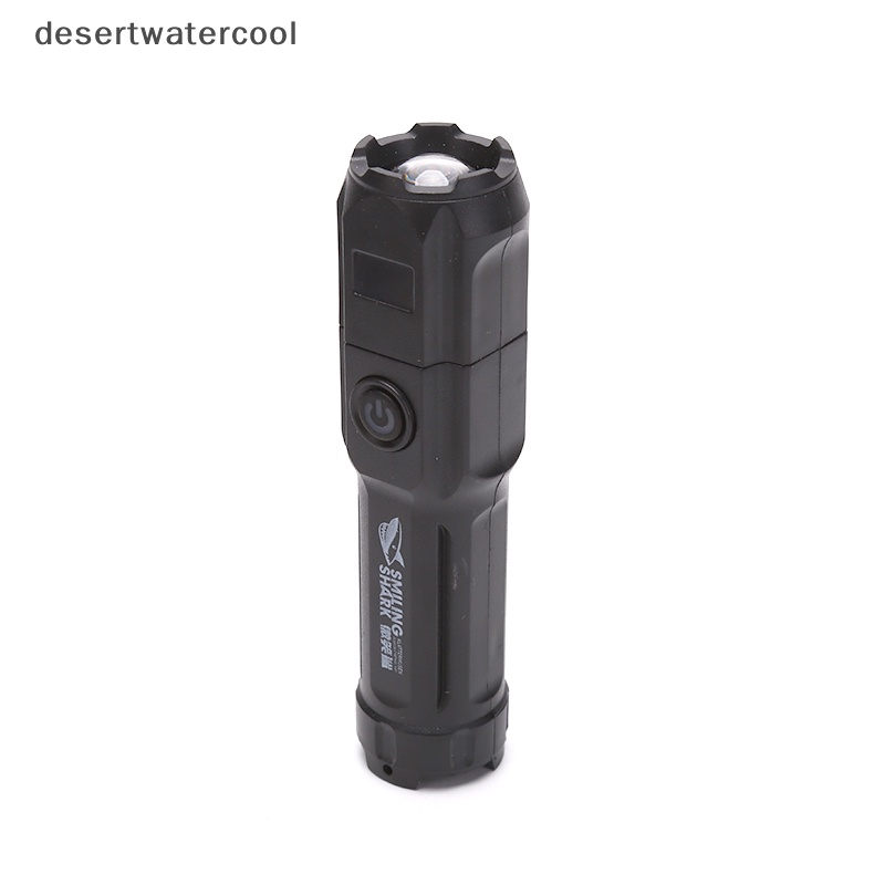 Deid Senter Led Fokus Cahaya Kuat ABS Super Terang Portable Multi Fungsi Martijn