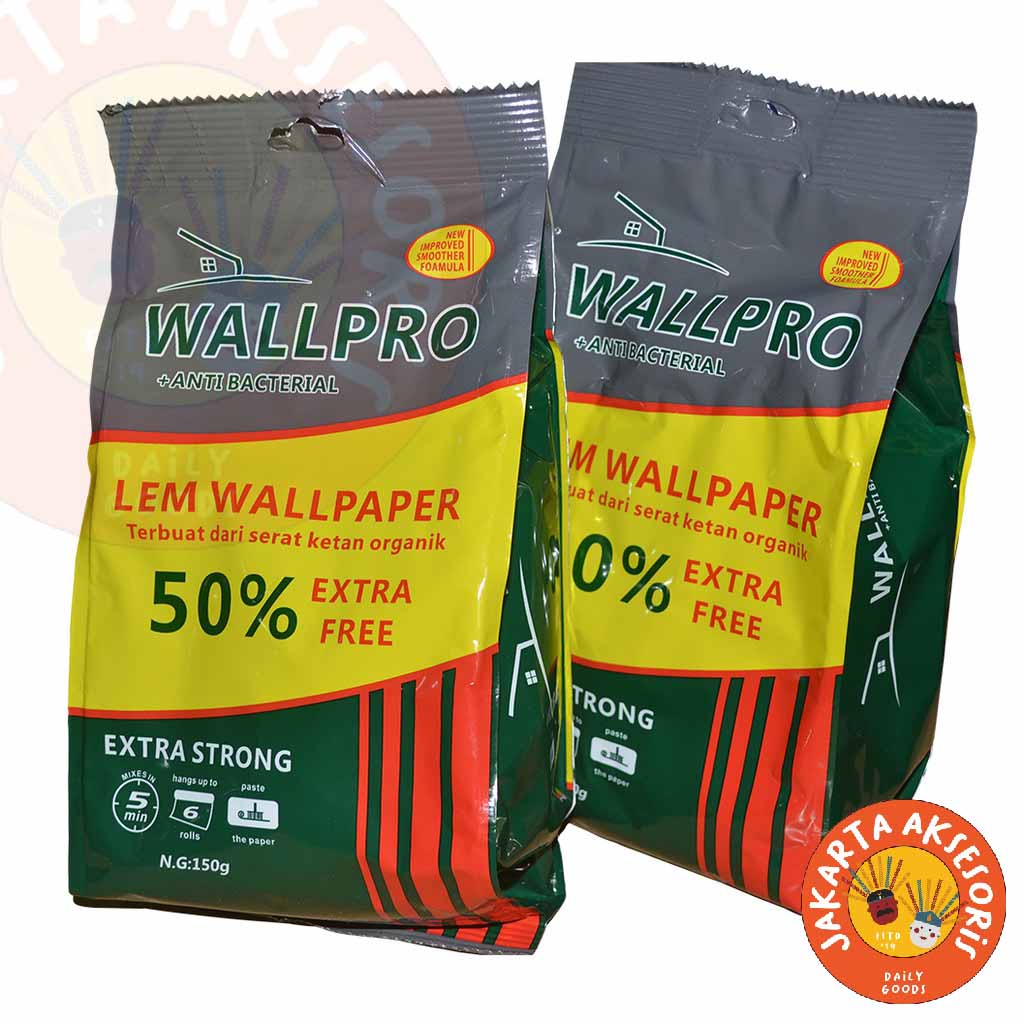 Jakarta Aksesoris Lem Wallpaper Kuat / Lem Wallpaper Tembok / Lem New Wallpro