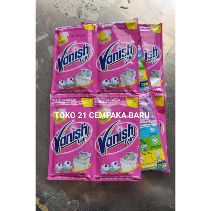 Vanish CAIR 1 renceng isi 12 sachet Warna