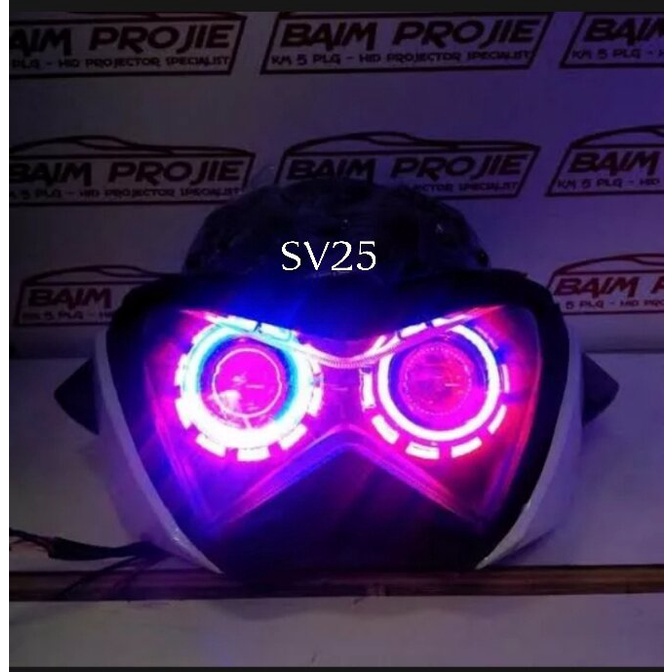 Reflektor lengkap batok plus lampu proji ninja z 250 fi PNP Byson Vixion