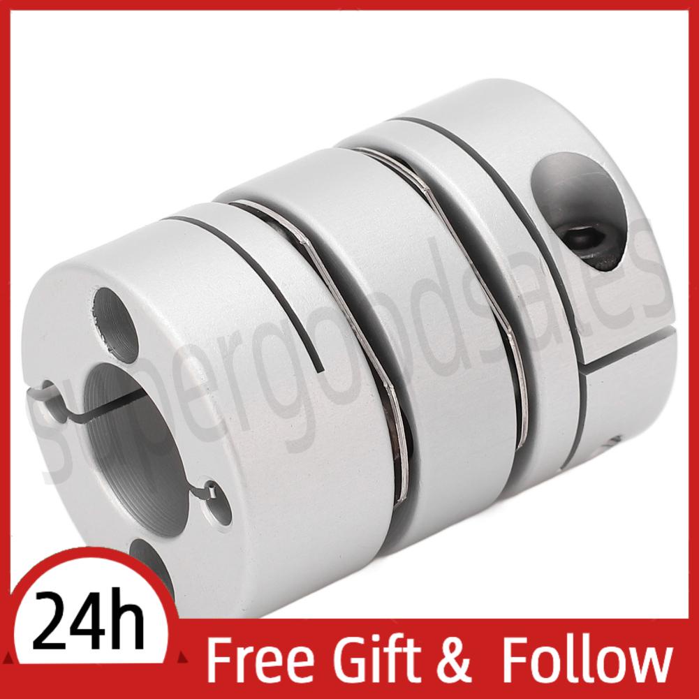 Supergoodsales Shaft Coupler  Firm Attachment Double Coupling Long Life Span for Stepper Motors