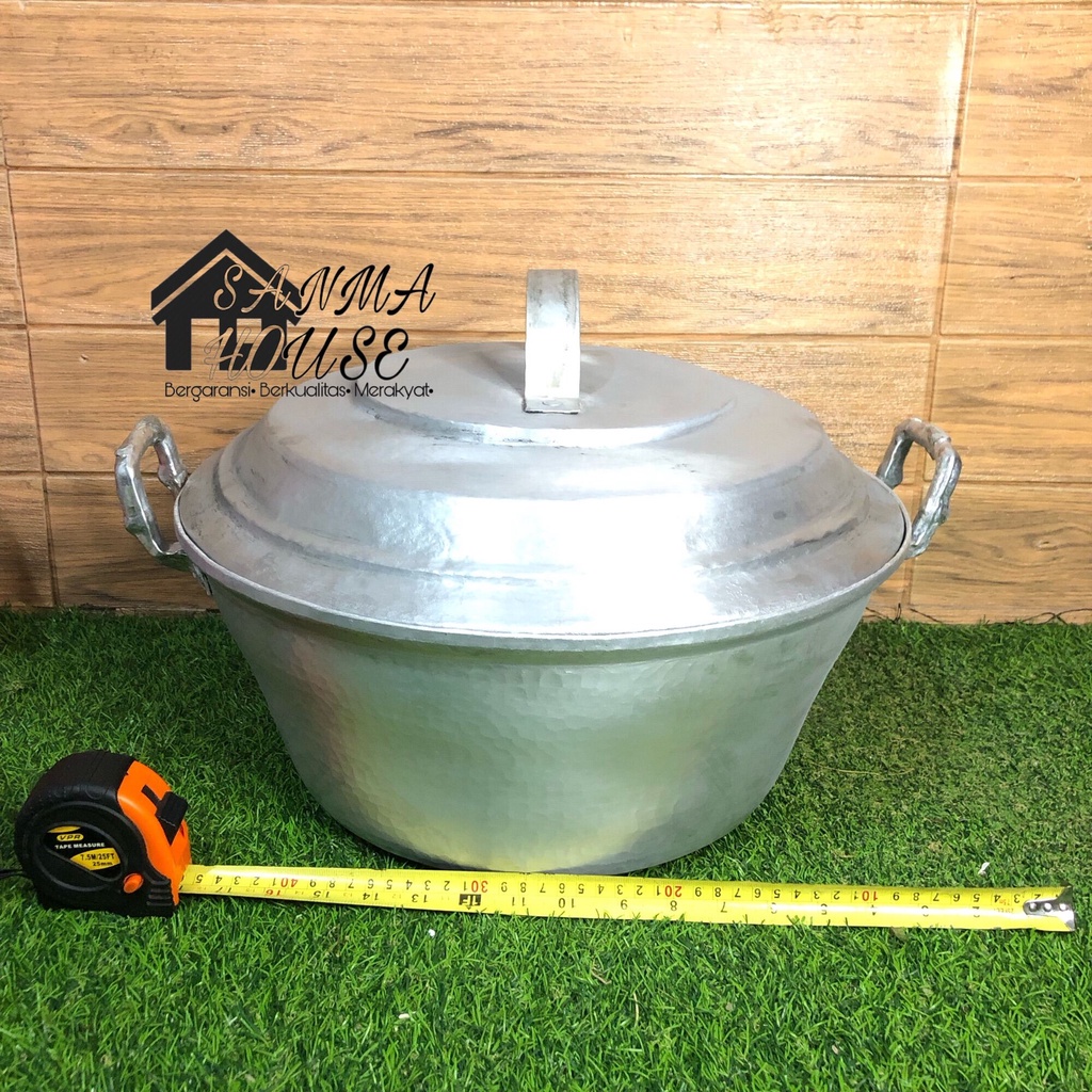 Panci Sayur Jumbo 6-7 Liter Tebal Asli Garut Uk 40 Cm