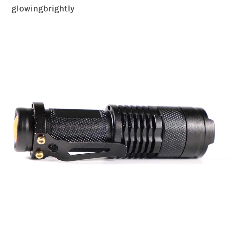 [glowingbrightly] Senter Mini Zoom Alloy Cahaya Tactical Ultra Clear Dengan Fokus Teleskopik TFX