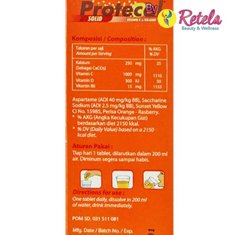 Protecal Solid Effervescent Sf 10 Tablet