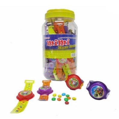 

PUSAN Mimi Choco Jam TANGAN 1 TOP Isi 40 Pcs