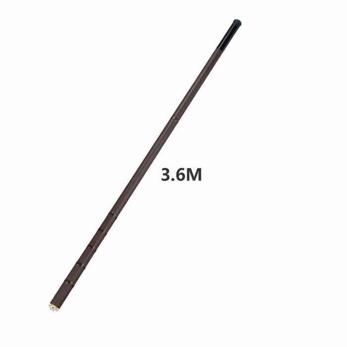 JORAN TEGEK SUPER KUAT MATERIAL FIBER CARBON RINGAN - COKLAT 3.6 M ORIGINAL