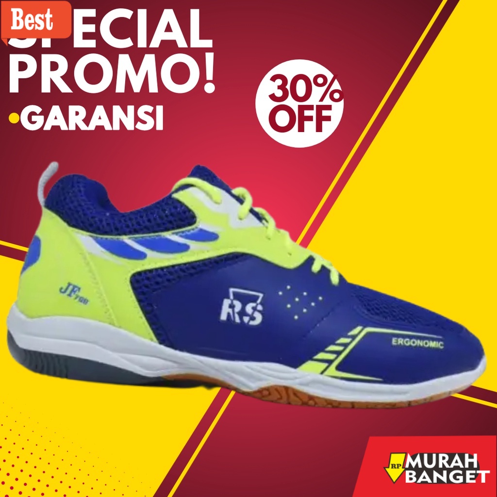 Sepatu bulu tangkis terbaru- Sepatu Rs Badminton Original Badminton Shoes Batminton Sepatu Bulutangk