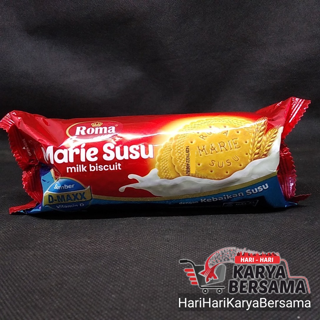 

BISKUIT ROMA MILK BISCUIT MARIE SUSU 115GR