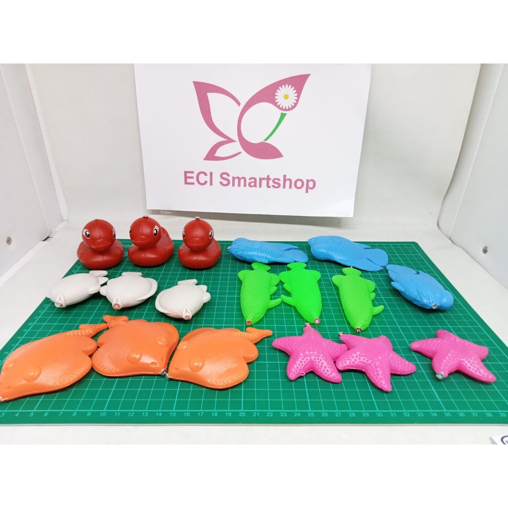 MAINAN IKAN CAMPUR+BAUT// MAINAN IKAN// MAINAN IKAN PLASTIK