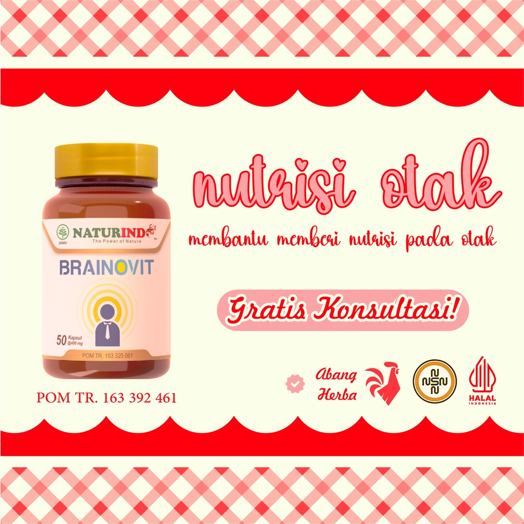 

Brainovit (Herbal Alami untuk Kesehatan dan Kecerdasan Otak)