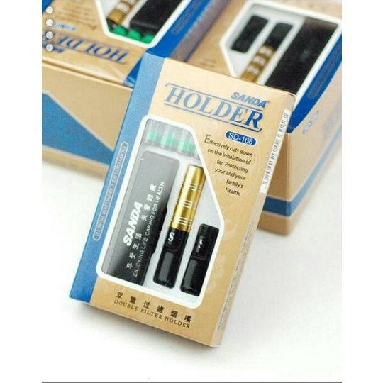 Bayar Ditempat - Pipa Filter Rokok The Real Man Pipa Rokok Exclusive SANDA 166/3502 / Penyaring Niko