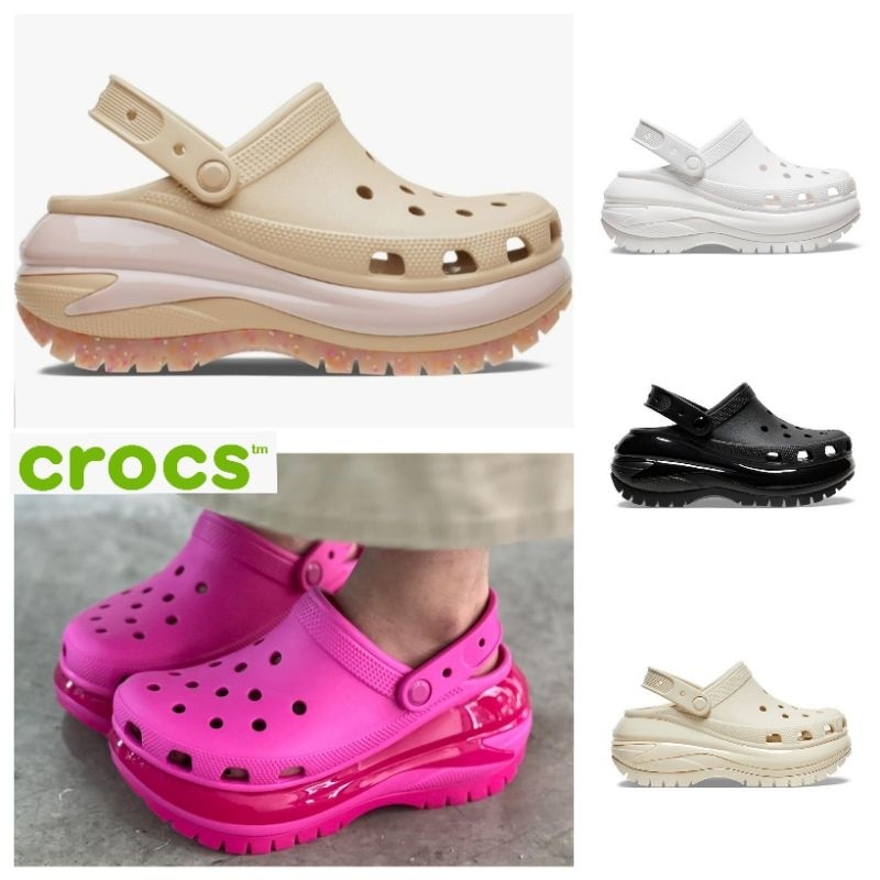 PROMO Crocs Classic Mega Crush Clog / Crocs Mega Crush Clog / Sandal Wanita Crocs