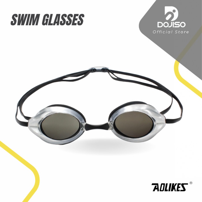 Kacamata Renang AOLIKES 5030 Anti Fog UV Protection Swim Glasses Adult