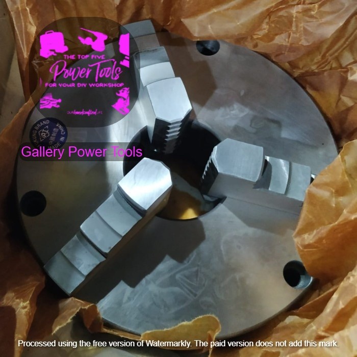 Chuck bubut 3 kaki claw bubut 3 Jaw 10" catok kepala bubut 10 Inch