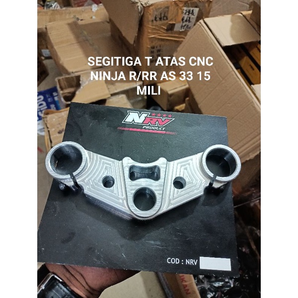 T ATAS SEGITIGA CNC T 6 PNP NINJA R RR./SEGITIGA SHOCK DEPAN NINJA R RR CNC ready bos ku deny