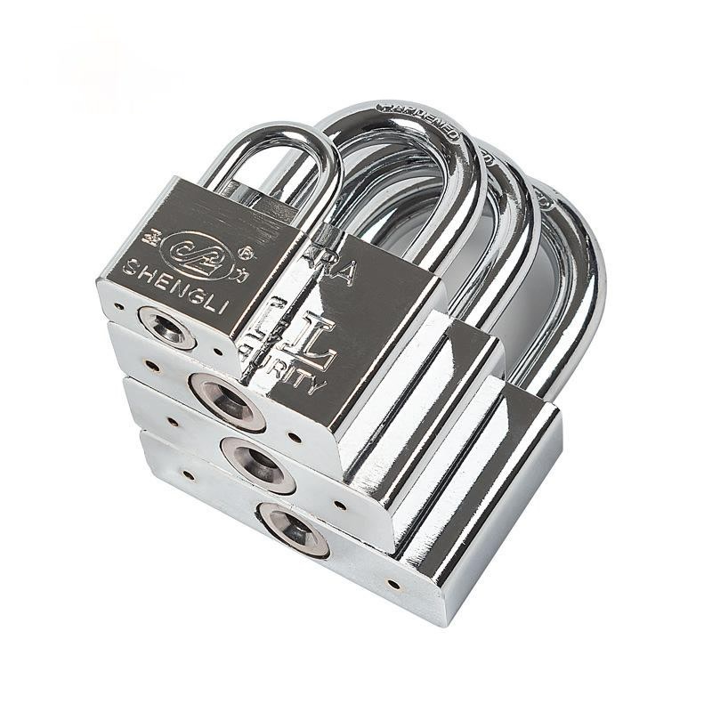 Gembok persegi berlapis krom anti bongkar kunci gembok pintu gudang anti air