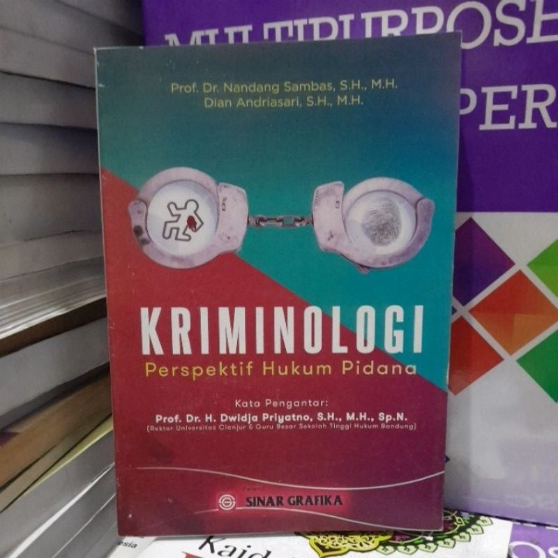 

kriminologi nandang sambas