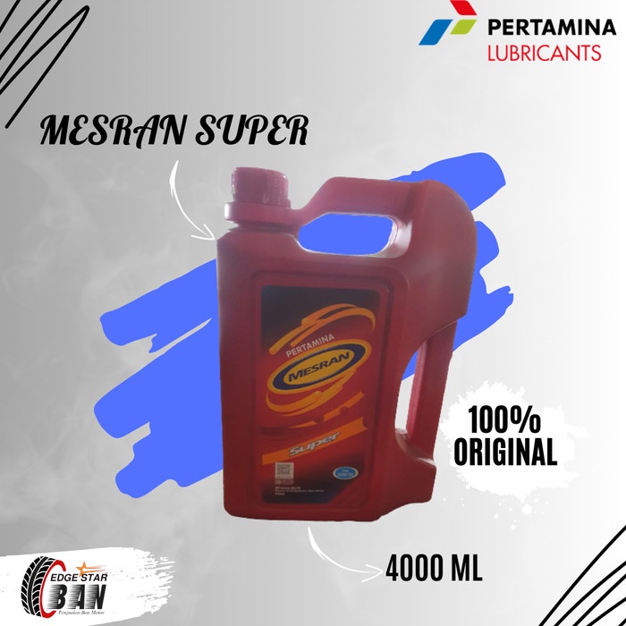 OLI PERTAMINA MESRAN 20W/50-OLI MESIN MOBIL MESRAN 4000ml