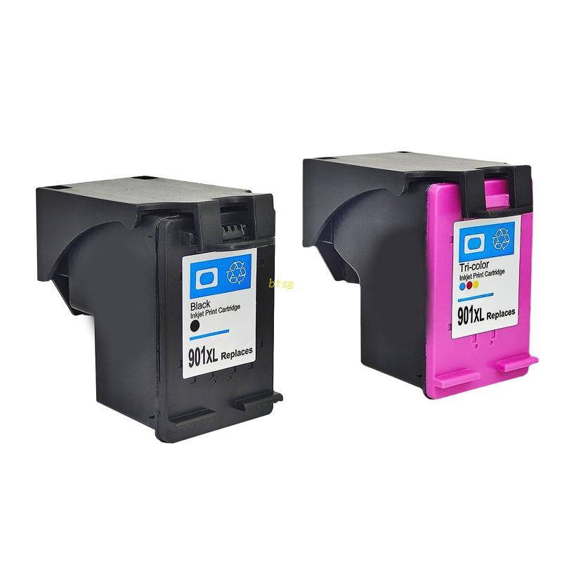 Btsg 901XL Black, Tri-Color Ink Cartridges Bekerja Dengan Printer Officejet4500 J4500 J4540 J4550 J4580 J4640 4680