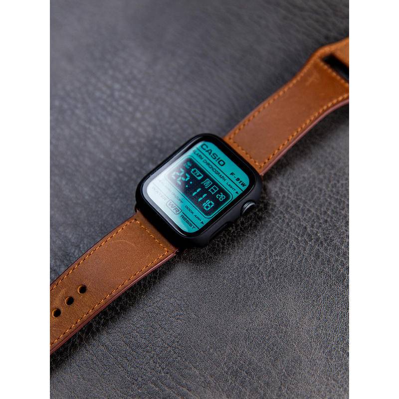 Kaca+tutup Untuk Apple Watch case Series8 7 45mm 41mm Aksesoris Pelindung Layar iWatch Series6 5 4 3 2 SE 44mm 42mm 40mm 38mm