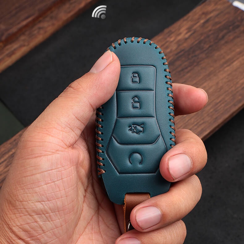 [Tersedia] Cover Case Kunci Mobil Bahan Kulit Sapi Untuk Aksesori Kunci Mobil Masuk Pintar BYD Atto 3mulai