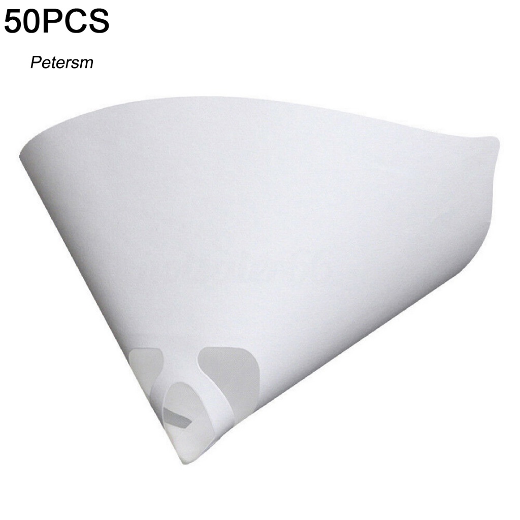 Pp 50Pcs Filter Cat Putih Untuk Furniture Saringan Cat Nylon Putih Pengerjaan Halus