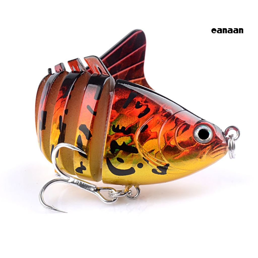 Cnn-9.5cm/15g Umpan Palsu 3D Fisheye Simulasi Tujuh Bagian Umpan Ikan Profesional Fishing Tackle Universal Fishing Lure Umpan Keras Pancing Laut Untuk Outdoor